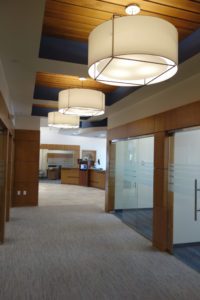 Lake Sunapee Bank Hallway with Branch View